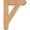 Ekena Millwork Traditional Craftsman Smooth Bracket w/ Offset Brace, Western Red Cedar, 7 1/2"W x 26"D x 34"H BKT0806X26X34TRA04SWR - alternate 3